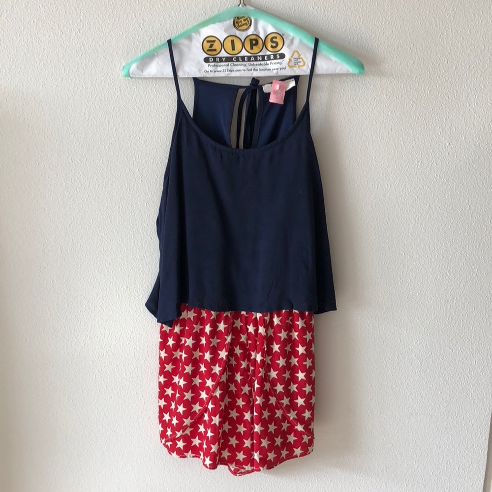 American flag romper from francesca’s